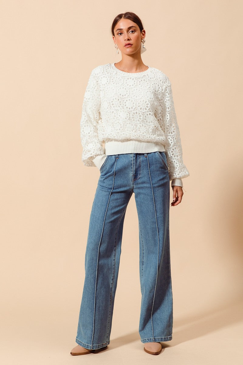 Indigo Rebel Straight leg denim jeans-[option4]-[option5]-Cute-Trendy-Shop-Womens-Boutique-Clothing-Store