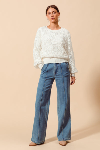 Indigo Rebel Straight leg denim jeans-[option4]-[option5]-Cute-Trendy-Shop-Womens-Boutique-Clothing-Store