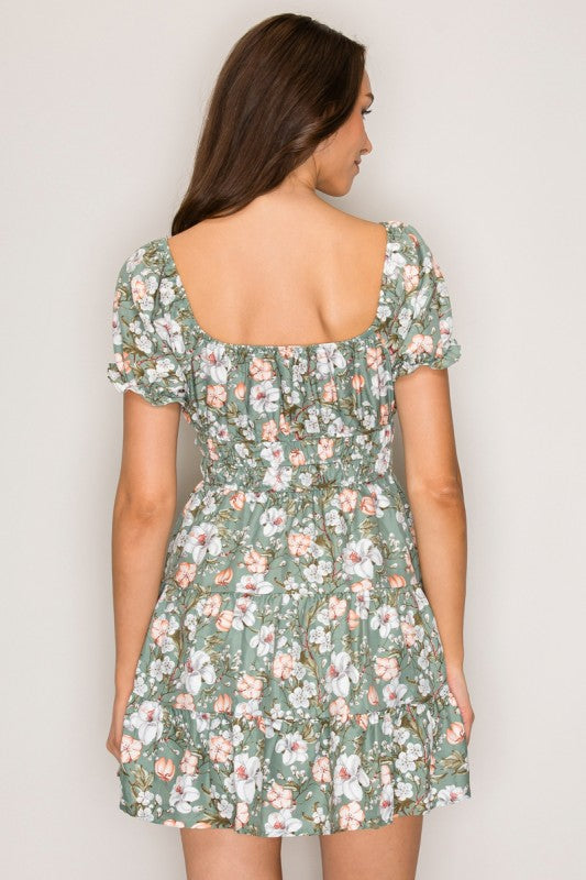 Smell The Flowers Peasant Dress-Cute-Trendy-Shop-Womens-Boutique-Clothing-Store
