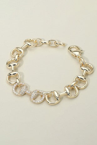 Say It Louder Horsebit Accent Bracelet-[option4]-[option5]-Cute-Trendy-Shop-Womens-Boutique-Clothing-Store