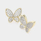 Just The Sweetest Butterfly CZ Earrings-[option4]-[option5]-Cute-Trendy-Shop-Womens-Boutique-Clothing-Store
