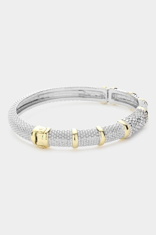 Very Special Two Tone Bangle-[option4]-[option5]-Cute-Trendy-Shop-Womens-Boutique-Clothing-Store