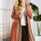 Walk To Dinner Rust Fringed Cardigan-[option4]-[option5]-Cute-Trendy-Shop-Womens-Boutique-Clothing-Store