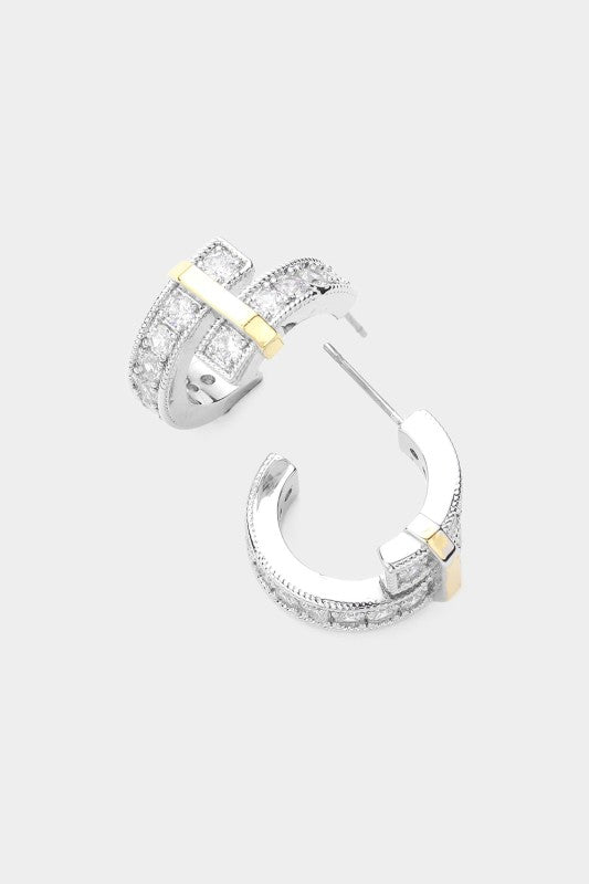 Date Night Drama Silver Sparkling Earrings-Cute-Trendy-Shop-Womens-Boutique-Clothing-Store