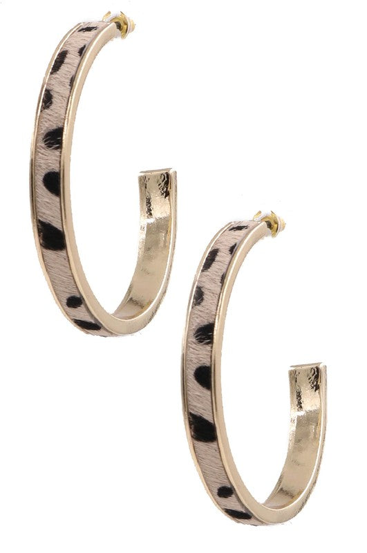 Show Your Stripes Ivory Animal Print Earrings-[option4]-[option5]-Cute-Trendy-Shop-Womens-Boutique-Clothing-Store