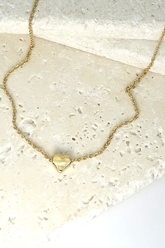 Petite Gold Heart Necklace-[option4]-[option5]-Cute-Trendy-Shop-Womens-Boutique-Clothing-Store