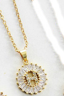 Small Radiant Initial Necklace A - W-[option4]-[option5]-Cute-Trendy-Shop-Womens-Boutique-Clothing-Store