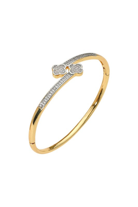 What A Presentation Quatrafoil Tip Bracelet-[option4]-[option5]-Cute-Trendy-Shop-Womens-Boutique-Clothing-Store