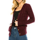 No Cover Up Button Burgundy Hooded Sweater-[option4]-[option5]-Cute-Trendy-Shop-Womens-Boutique-Clothing-Store