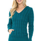 Attention Getter Teal Hooded Sweater-[option4]-[option5]-Cute-Trendy-Shop-Womens-Boutique-Clothing-Store