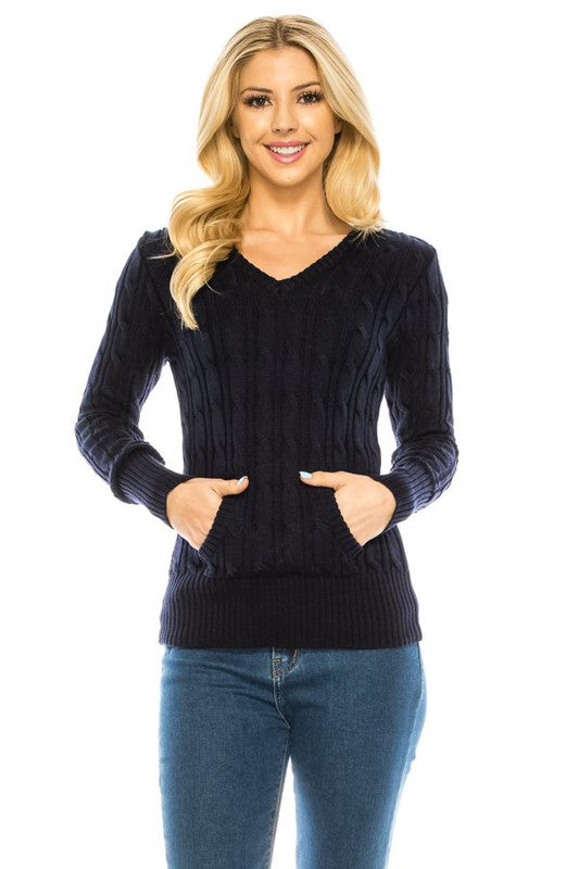 Attention Getter Black Hooded Sweater-[option4]-[option5]-Cute-Trendy-Shop-Womens-Boutique-Clothing-Store