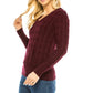 Attention Getter Burgundy Hooded Sweater-[option4]-[option5]-Cute-Trendy-Shop-Womens-Boutique-Clothing-Store