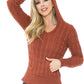 Attention Getter Rust Hooded Sweater-[option4]-[option5]-Cute-Trendy-Shop-Womens-Boutique-Clothing-Store