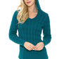 Attention Getter Teal Hooded Sweater-[option4]-[option5]-Cute-Trendy-Shop-Womens-Boutique-Clothing-Store