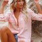 See You Tomorrow Pink Stripe Blouse-[option4]-[option5]-Cute-Trendy-Shop-Womens-Boutique-Clothing-Store
