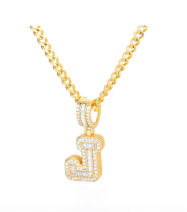 Crystal Set In Gold Initial Necklace A - Z-[option4]-[option5]-Cute-Trendy-Shop-Womens-Boutique-Clothing-Store