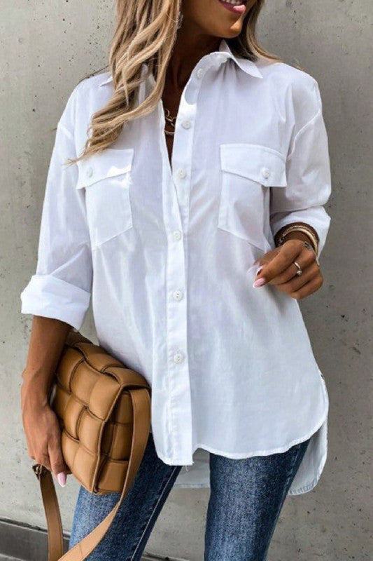 More Needed White Button Up Blouse)-[option4]-[option5]-Cute-Trendy-Shop-Womens-Boutique-Clothing-Store