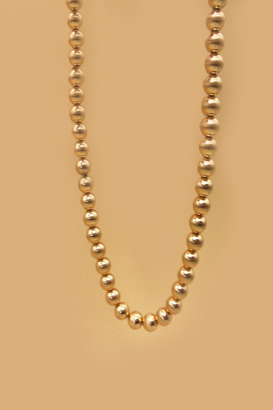 Way Back Gold Ball Chain Necklace-[option4]-[option5]-Cute-Trendy-Shop-Womens-Boutique-Clothing-Store