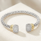 Exciting Night Woven CZ Tip Cuff Bracelet-[option4]-[option5]-Cute-Trendy-Shop-Womens-Boutique-Clothing-Store