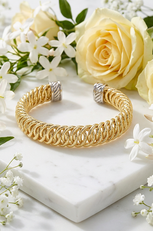 Just Classic Textured Braided Bracelet-Cute-Trendy-Shop-Womens-Boutique-Clothing-Store