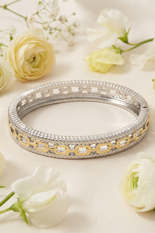 Through the Gates Inlay Textured Bracelet-Cute-Trendy-Shop-Womens-Boutique-Clothing-Store