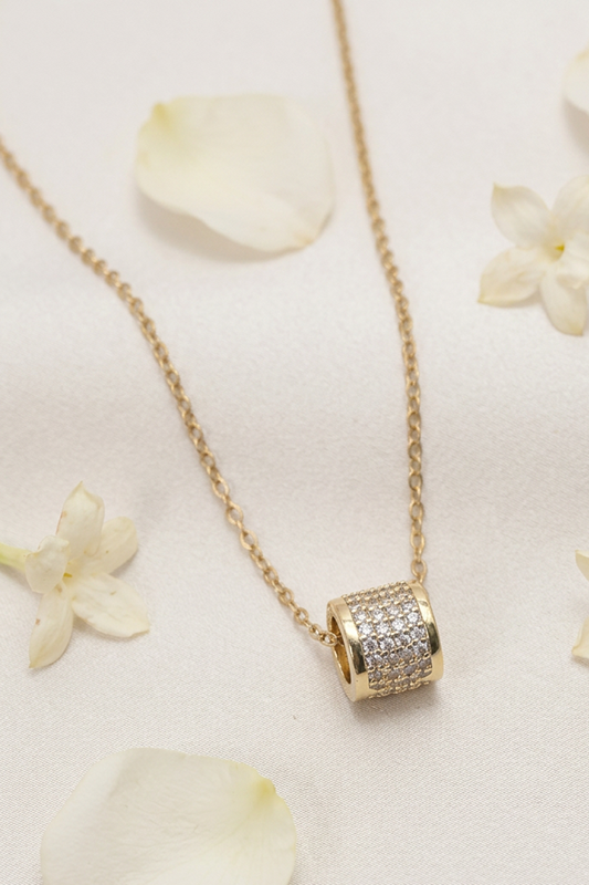 Excessively Extra Pavé Crystal Barrel Chain-Cute-Trendy-Shop-Womens-Boutique-Clothing-Store
