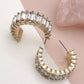 Experience Life Baguette Hoop Earrings-[option4]-[option5]-Cute-Trendy-Shop-Womens-Boutique-Clothing-Store