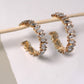 Zig Zag Baguette Hoop Earrings-[option4]-[option5]-Cute-Trendy-Shop-Womens-Boutique-Clothing-Store