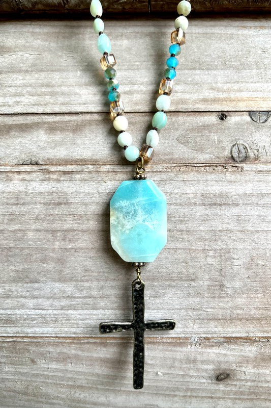 Going Out Tonight Cross Necklace-[option4]-[option5]-Cute-Trendy-Shop-Womens-Boutique-Clothing-Store