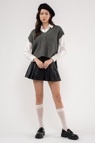 At The Finish Line Sweater Vest-[option4]-[option5]-Cute-Trendy-Shop-Womens-Boutique-Clothing-Store