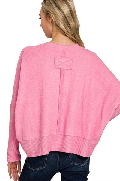 It's A Dream Dolman Sleeve Sweater Top-[option4]-[option5]-Cute-Trendy-Shop-Womens-Boutique-Clothing-Store