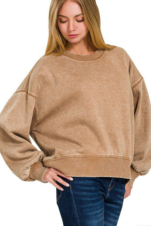 Best Day Yet Oversized Top-Camel-SMALL-[option4]-[option5]-Cute-Trendy-Shop-Womens-Boutique-Clothing-Store