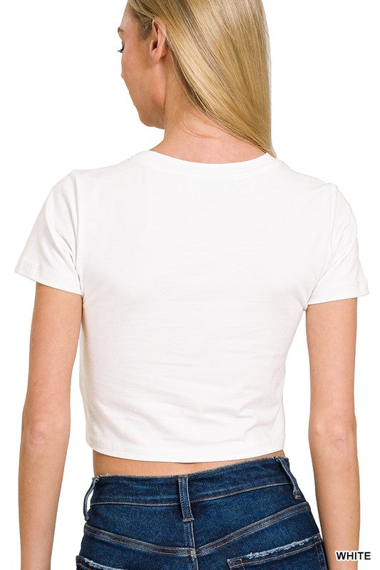 Just Add Fun Crop Tee Shirt Top-[option4]-[option5]-Cute-Trendy-Shop-Womens-Boutique-Clothing-Store