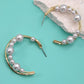 Catch The Wave Pearl Hoop Earrings-[option4]-[option5]-Cute-Trendy-Shop-Womens-Boutique-Clothing-Store