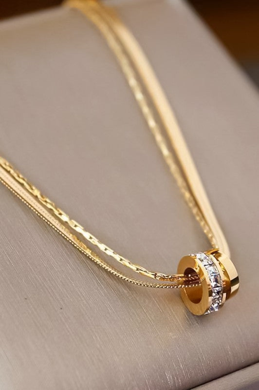 Great Surprise Floating Circle Necklace-[option4]-[option5]-Cute-Trendy-Shop-Womens-Boutique-Clothing-Store