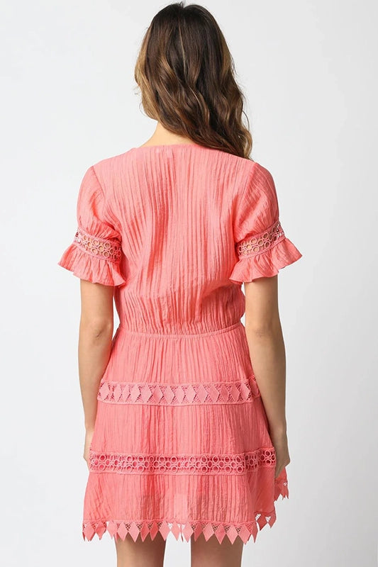 Boho Breeze Crochet-Accent Tiered Mini-Cute-Trendy-Shop-Womens-Boutique-Clothing-Store