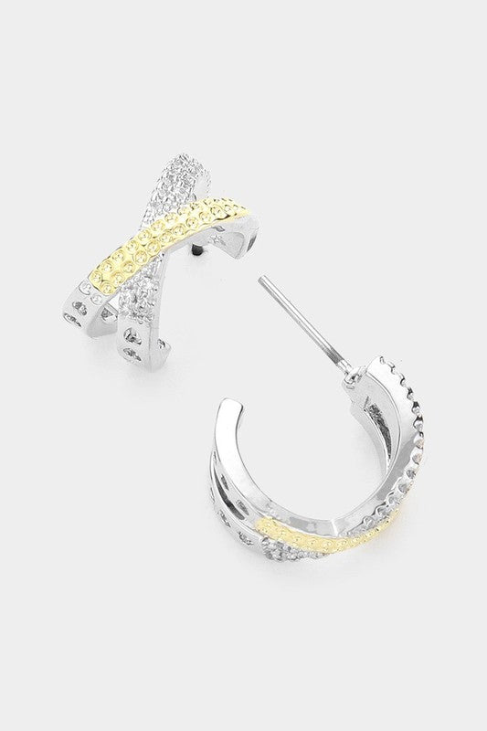 Playing Games Criss Cross Hoop Earrings-[option4]-[option5]-Cute-Trendy-Shop-Womens-Boutique-Clothing-Store