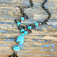 Time For Peace Turquoise & Bronze Necklace-[option4]-[option5]-Cute-Trendy-Shop-Womens-Boutique-Clothing-Store