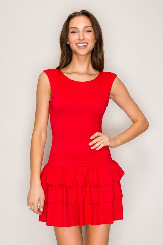 Silhouette Secret Mini Dress-Red-SMALL-[option4]-[option5]-Cute-Trendy-Shop-Womens-Boutique-Clothing-Store
