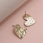 Hang On To Me Hammered Heart Earrings-Gold-[option4]-[option5]-Cute-Trendy-Shop-Womens-Boutique-Clothing-Store