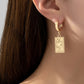 Let The Sun Shine Gold Dangle Earrings