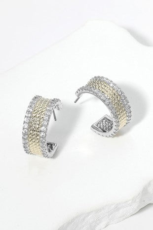 Late Night Movie Gold Plated Hoops-[option4]-[option5]-Cute-Trendy-Shop-Womens-Boutique-Clothing-Store