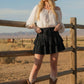 Grab Your Boots Tiered Ruffle Skort-Black-SMALL-[option4]-[option5]-Cute-Trendy-Shop-Womens-Boutique-Clothing-Store