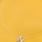 Personalized Gold Bubble Initial Necklace A - W-[option4]-[option5]-Cute-Trendy-Shop-Womens-Boutique-Clothing-Store