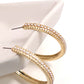 Reservations Required Pearl Hoop Earrings-[option4]-[option5]-Cute-Trendy-Shop-Womens-Boutique-Clothing-Store