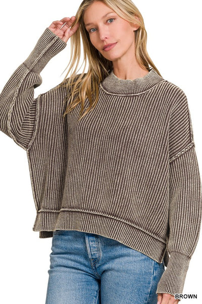 Bonfire Nights Sweater Top Brown-[option4]-[option5]-Cute-Trendy-Shop-Womens-Boutique-Clothing-Store