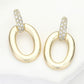 What's The Plan Gold Oval Earrings-[option4]-[option5]-Cute-Trendy-Shop-Womens-Boutique-Clothing-Store