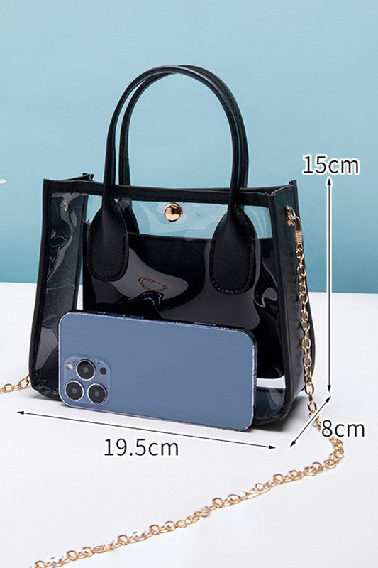 Stadium Ready Transparent Black Bag-[option4]-[option5]-Cute-Trendy-Shop-Womens-Boutique-Clothing-Store