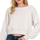 Take The Train Heather Grey Boat Neck Pullover-[option4]-[option5]-Cute-Trendy-Shop-Womens-Boutique-Clothing-Store