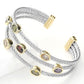 Total Satisfaction Multicolor Cuff Bracelet-[option4]-[option5]-Cute-Trendy-Shop-Womens-Boutique-Clothing-Store